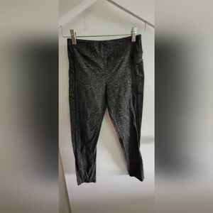 Girls Gray Athletic Leggings Size 14/16